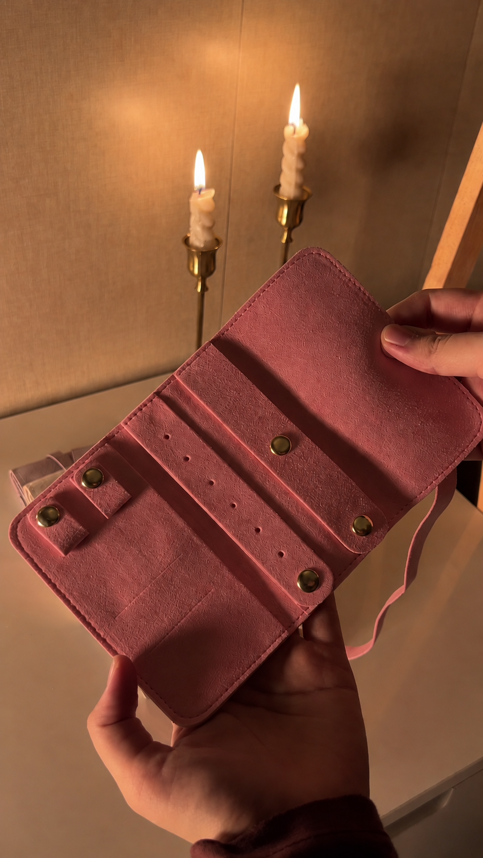 Velin Pouch - Pink