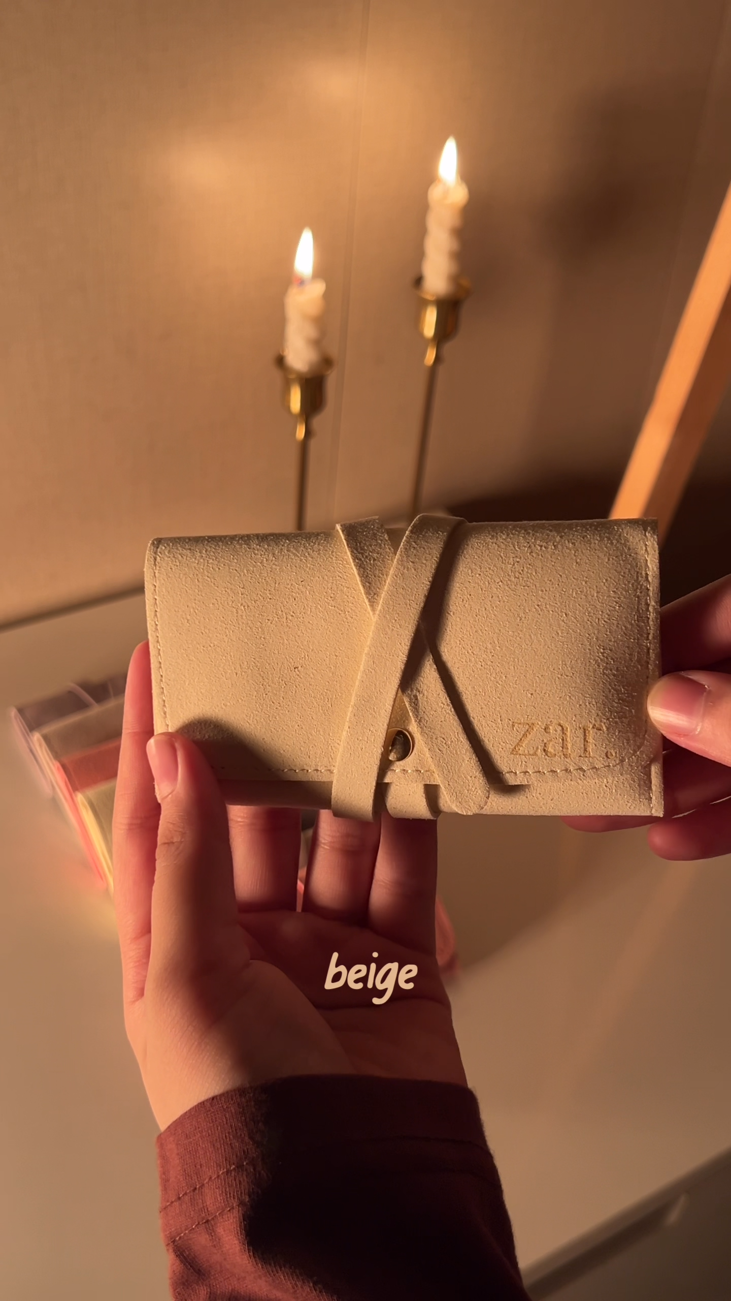 Velin Pouch - Beige