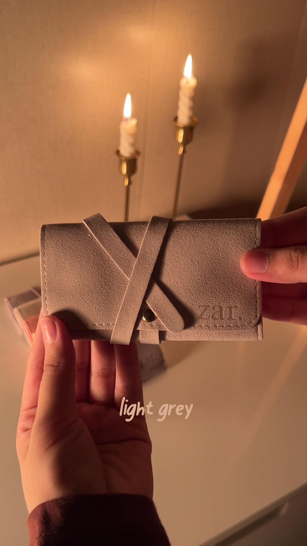 Velin Pouch - Light Grey