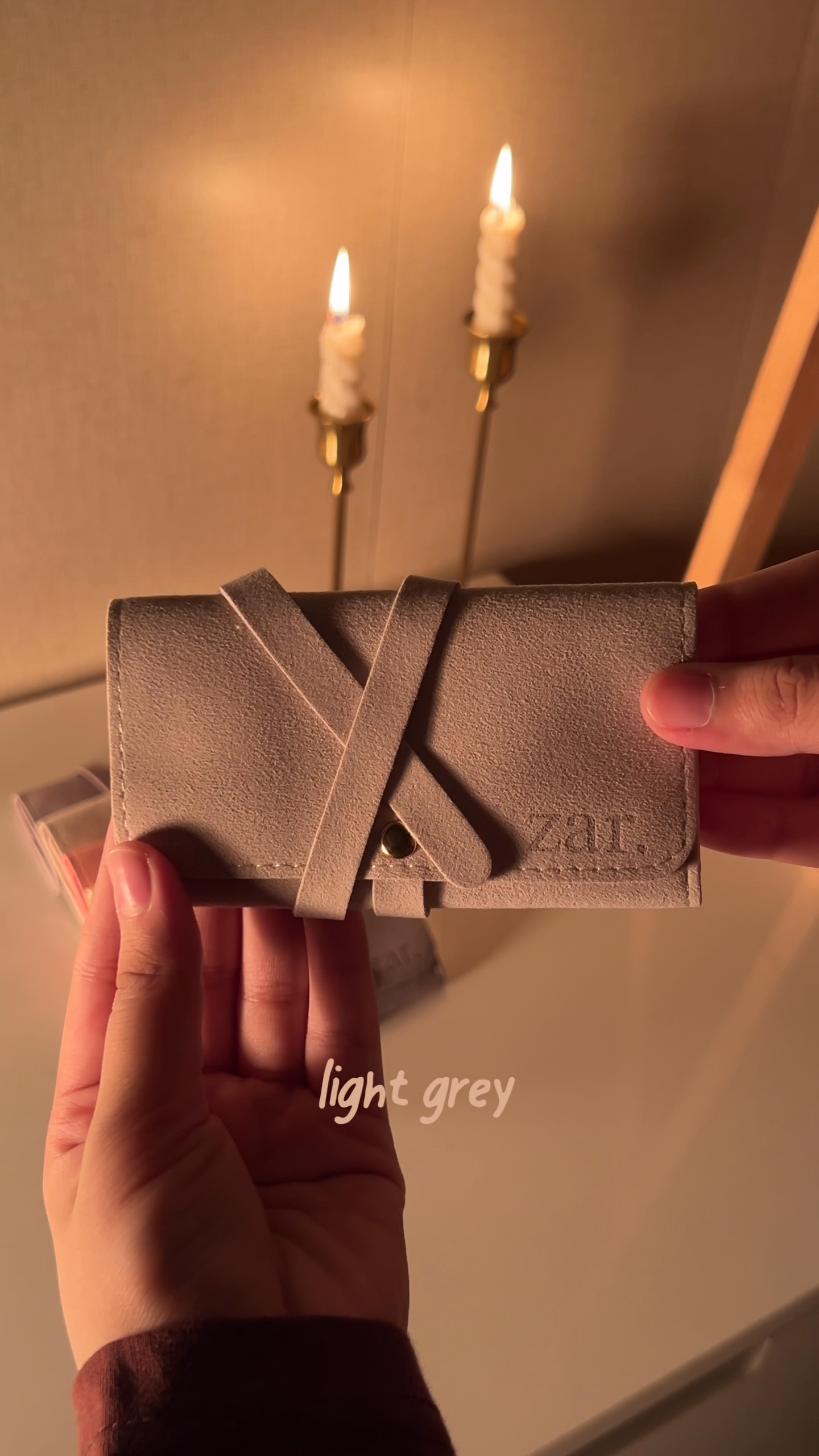 Velin Pouch - Light Grey